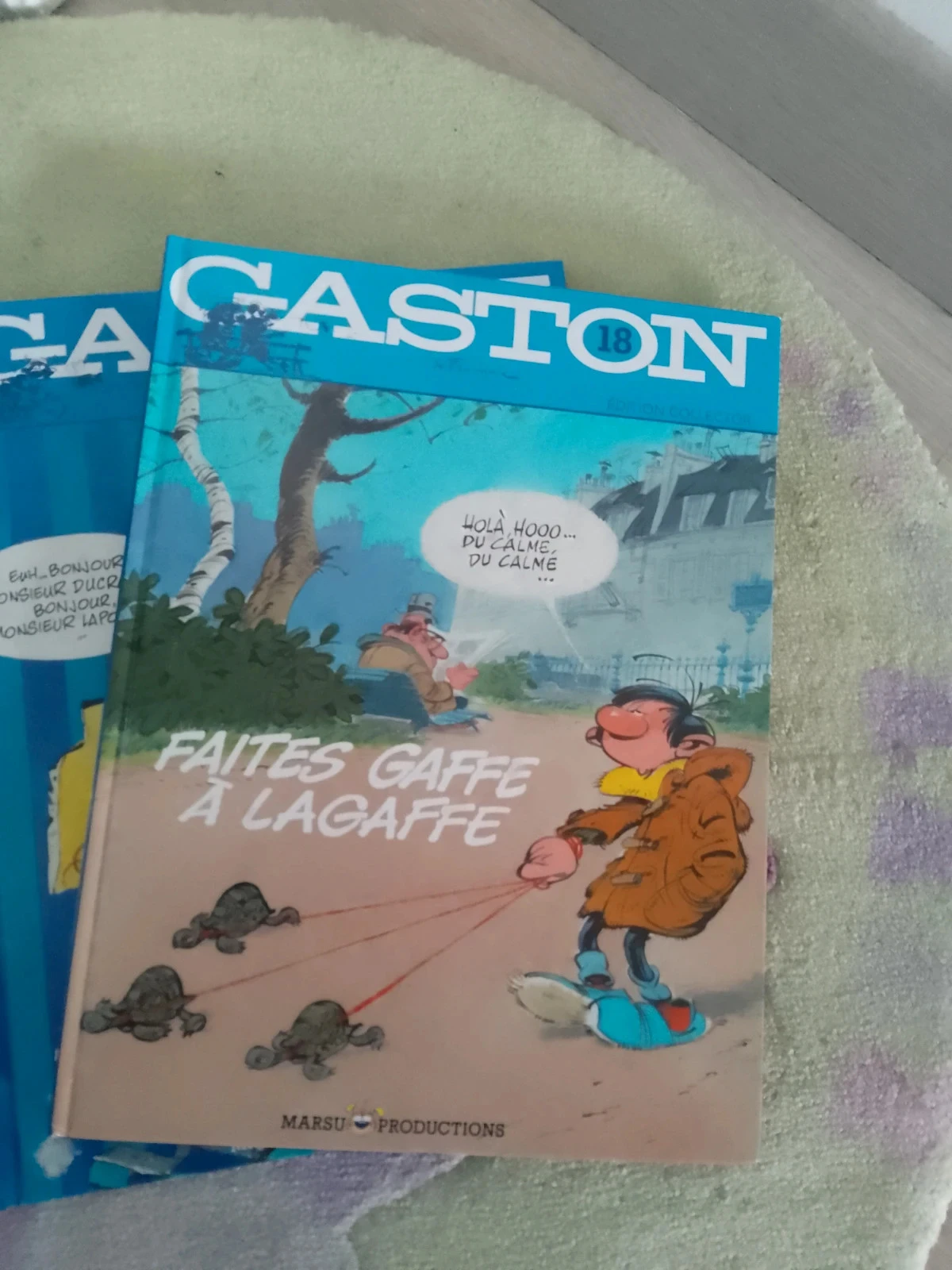 Lot de 2 bd Gaston Lagaffe édition collector 17 + 18 – photo 2